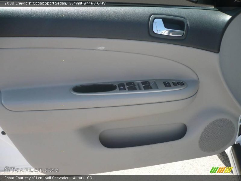 Summit White / Gray 2008 Chevrolet Cobalt Sport Sedan