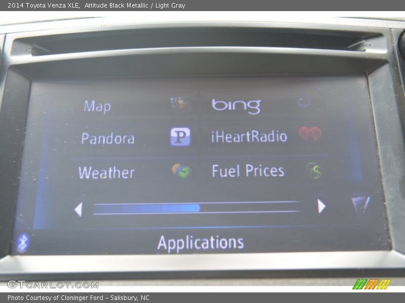Attitude Black Metallic / Light Gray 2014 Toyota Venza XLE