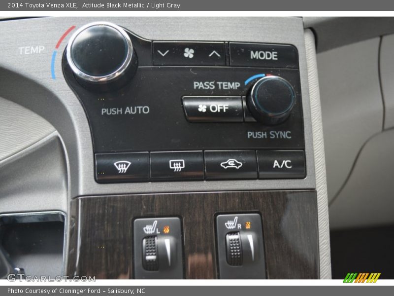 Controls of 2014 Venza XLE