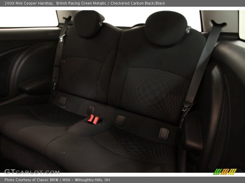 British Racing Green Metallic / Checkered Carbon Black/Black 2009 Mini Cooper Hardtop