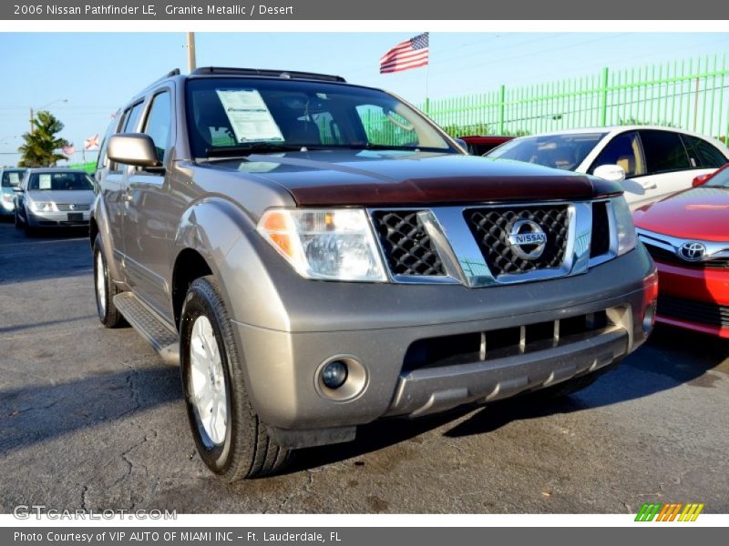 Granite Metallic / Desert 2006 Nissan Pathfinder LE