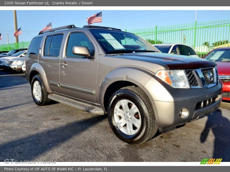 Granite Metallic / Desert 2006 Nissan Pathfinder LE