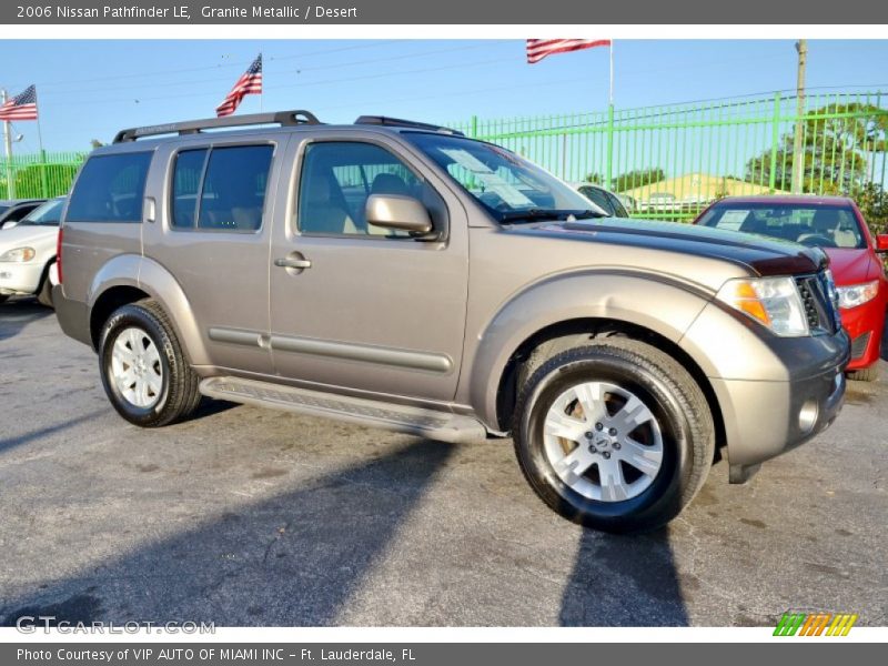 Granite Metallic / Desert 2006 Nissan Pathfinder LE