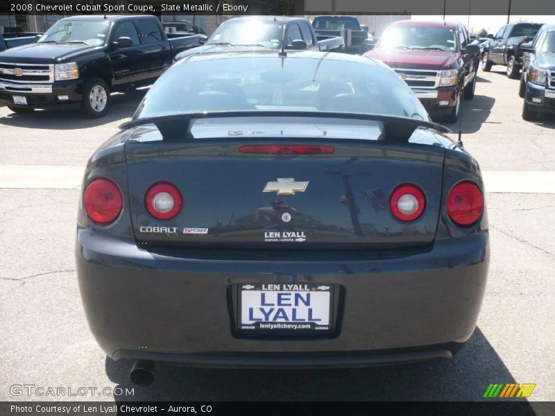 Slate Metallic / Ebony 2008 Chevrolet Cobalt Sport Coupe