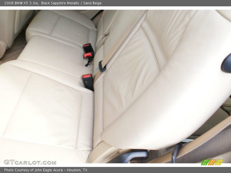 Black Sapphire Metallic / Sand Beige 2008 BMW X5 3.0si