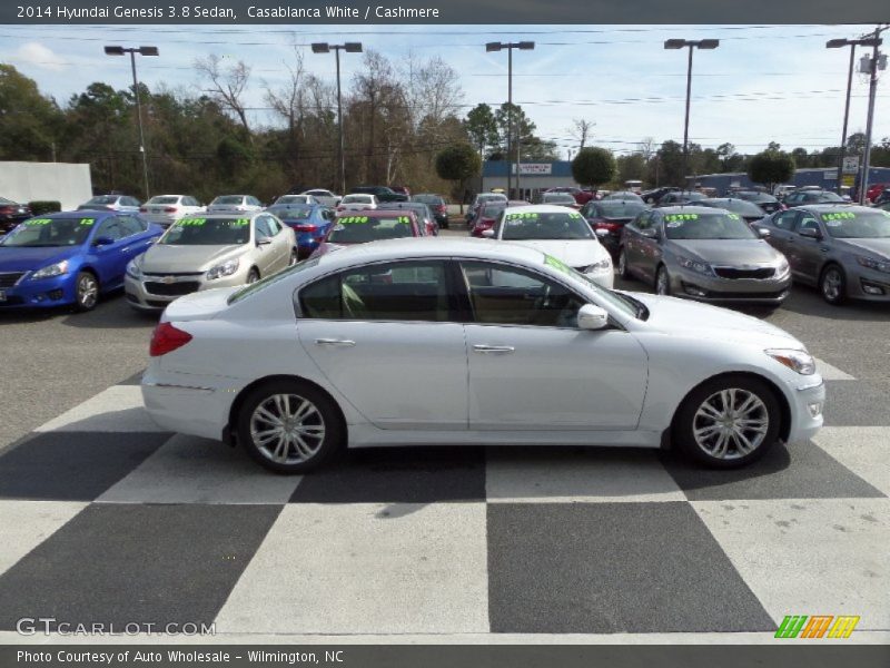 Casablanca White / Cashmere 2014 Hyundai Genesis 3.8 Sedan