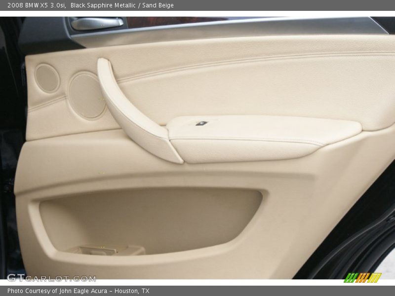 Black Sapphire Metallic / Sand Beige 2008 BMW X5 3.0si