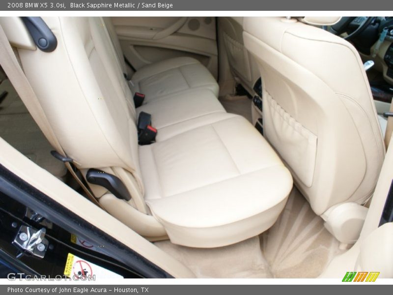 Black Sapphire Metallic / Sand Beige 2008 BMW X5 3.0si