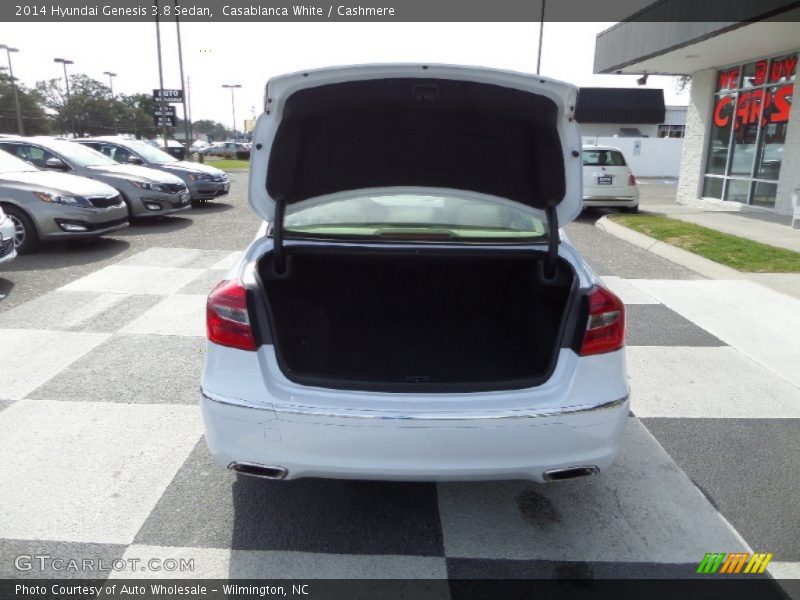 Casablanca White / Cashmere 2014 Hyundai Genesis 3.8 Sedan