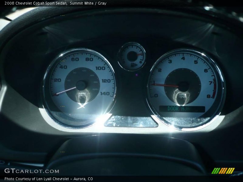 Summit White / Gray 2008 Chevrolet Cobalt Sport Sedan