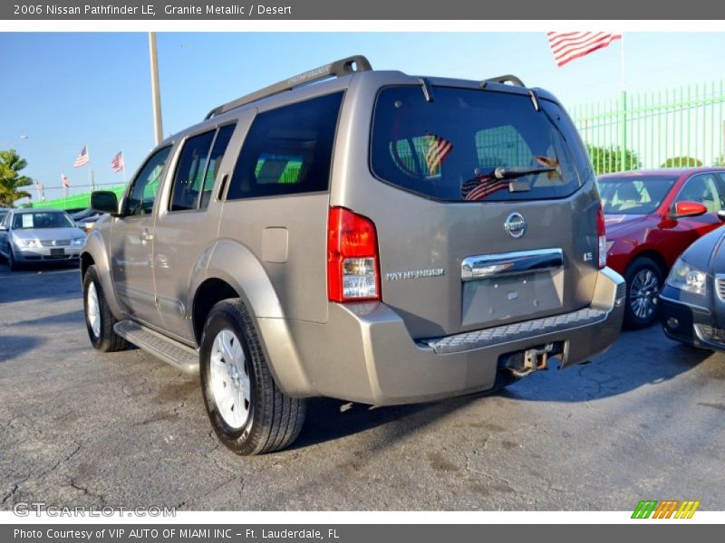 Granite Metallic / Desert 2006 Nissan Pathfinder LE