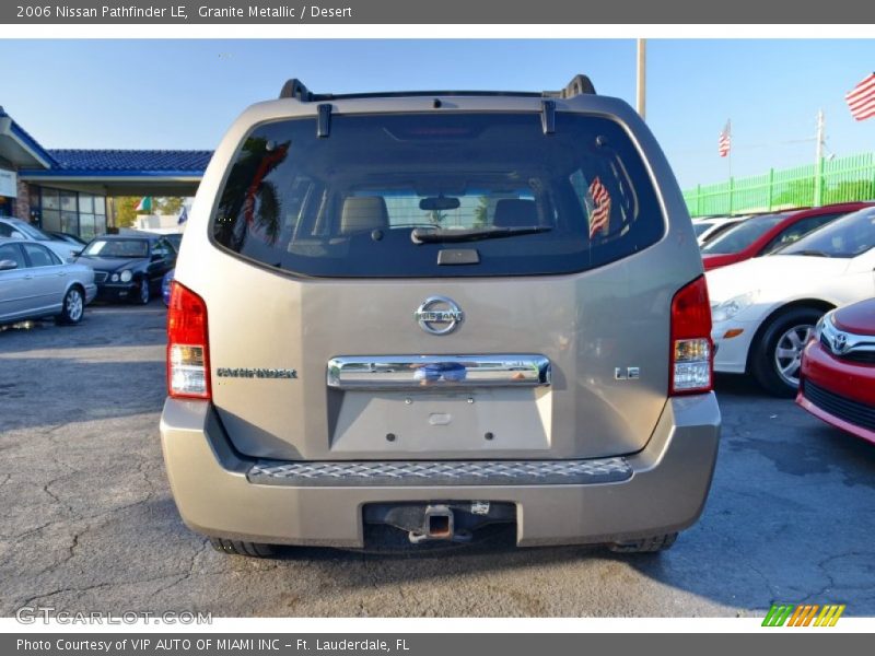 Granite Metallic / Desert 2006 Nissan Pathfinder LE