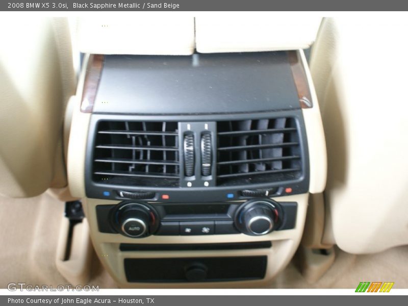 Black Sapphire Metallic / Sand Beige 2008 BMW X5 3.0si