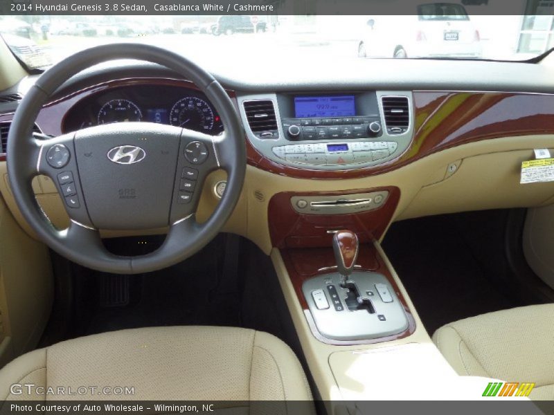 Casablanca White / Cashmere 2014 Hyundai Genesis 3.8 Sedan