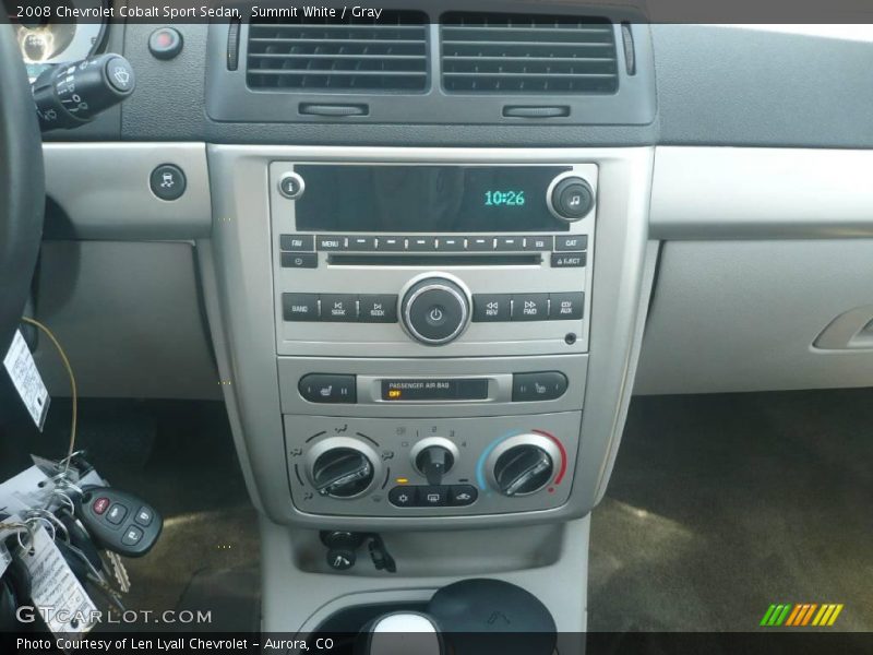 Summit White / Gray 2008 Chevrolet Cobalt Sport Sedan