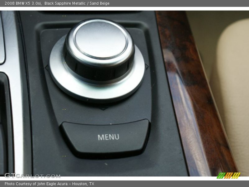 Black Sapphire Metallic / Sand Beige 2008 BMW X5 3.0si