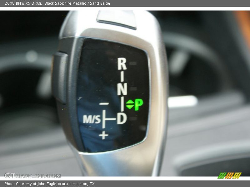 Black Sapphire Metallic / Sand Beige 2008 BMW X5 3.0si