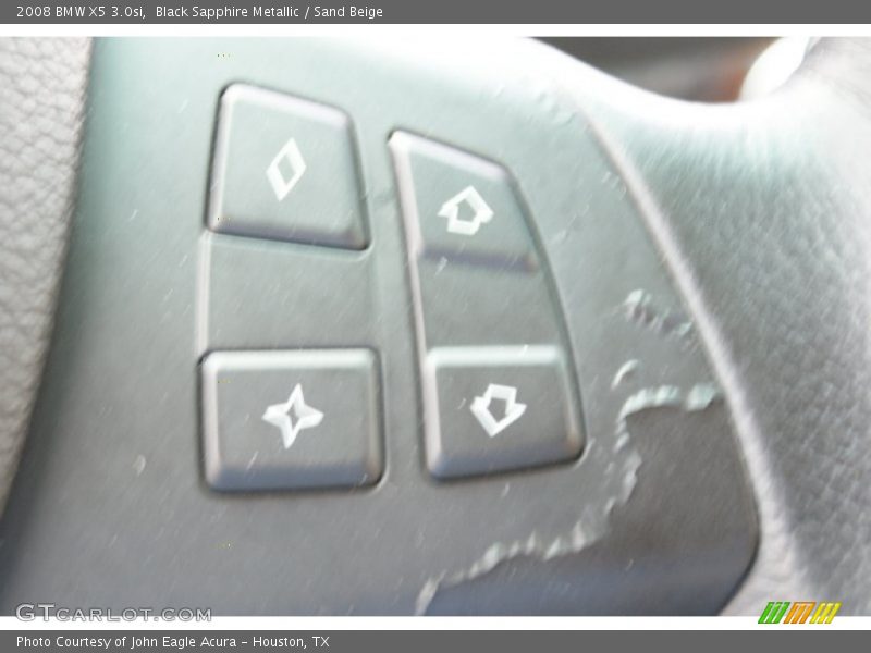 Black Sapphire Metallic / Sand Beige 2008 BMW X5 3.0si