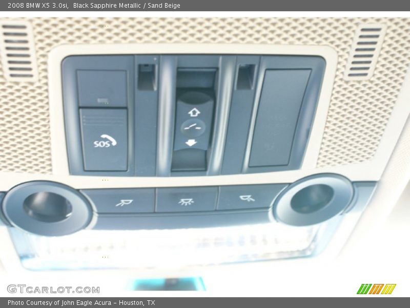 Black Sapphire Metallic / Sand Beige 2008 BMW X5 3.0si