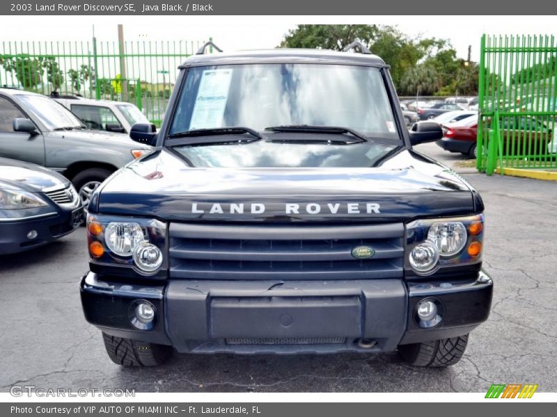 Java Black / Black 2003 Land Rover Discovery SE