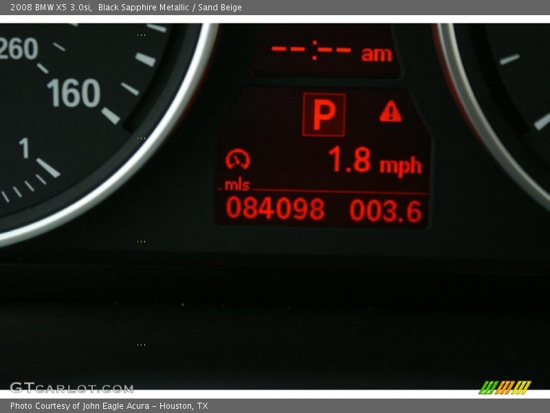 Black Sapphire Metallic / Sand Beige 2008 BMW X5 3.0si