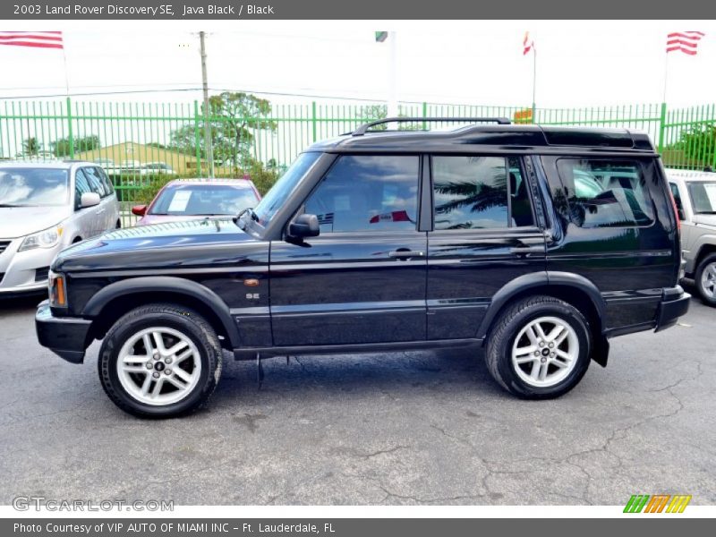 Java Black / Black 2003 Land Rover Discovery SE
