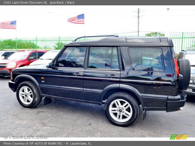 Java Black / Black 2003 Land Rover Discovery SE