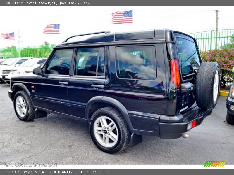 Java Black / Black 2003 Land Rover Discovery SE