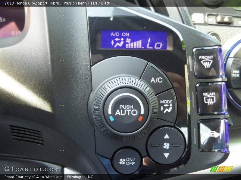 Controls of 2013 CR-Z Sport Hybrid
