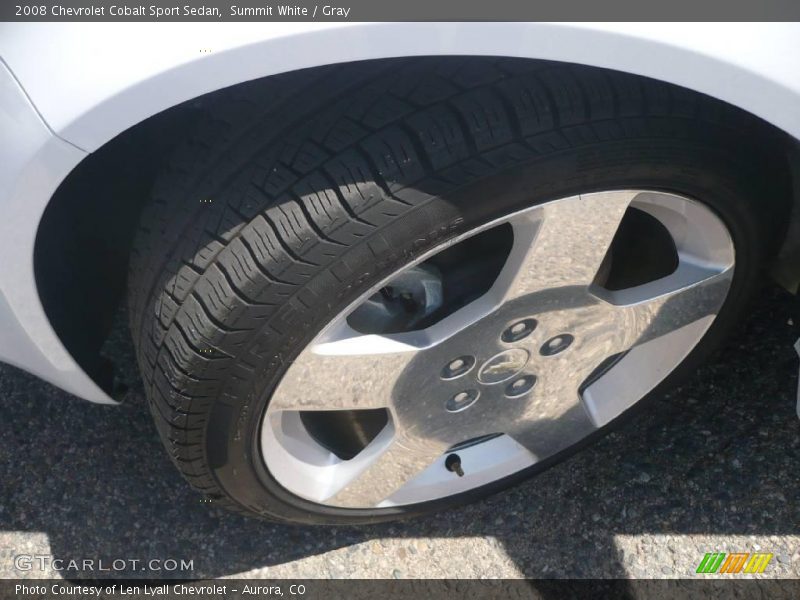 Summit White / Gray 2008 Chevrolet Cobalt Sport Sedan