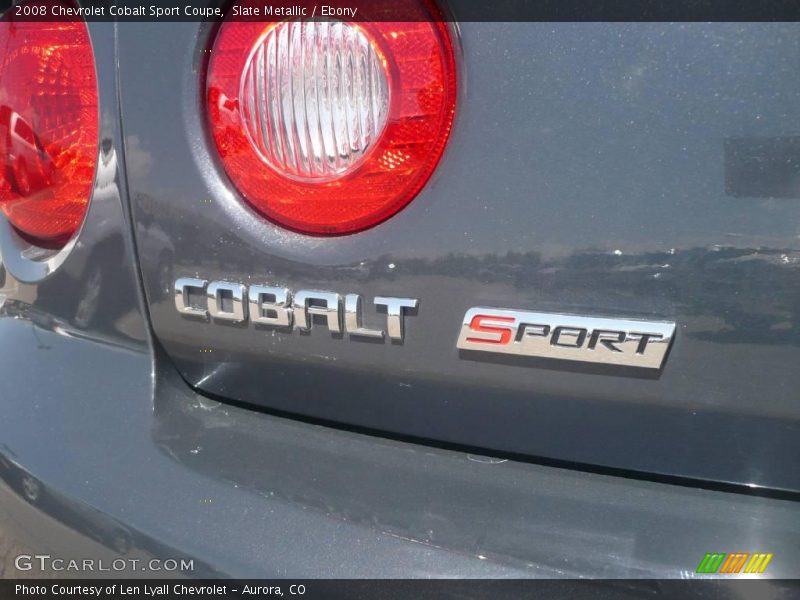 Slate Metallic / Ebony 2008 Chevrolet Cobalt Sport Coupe