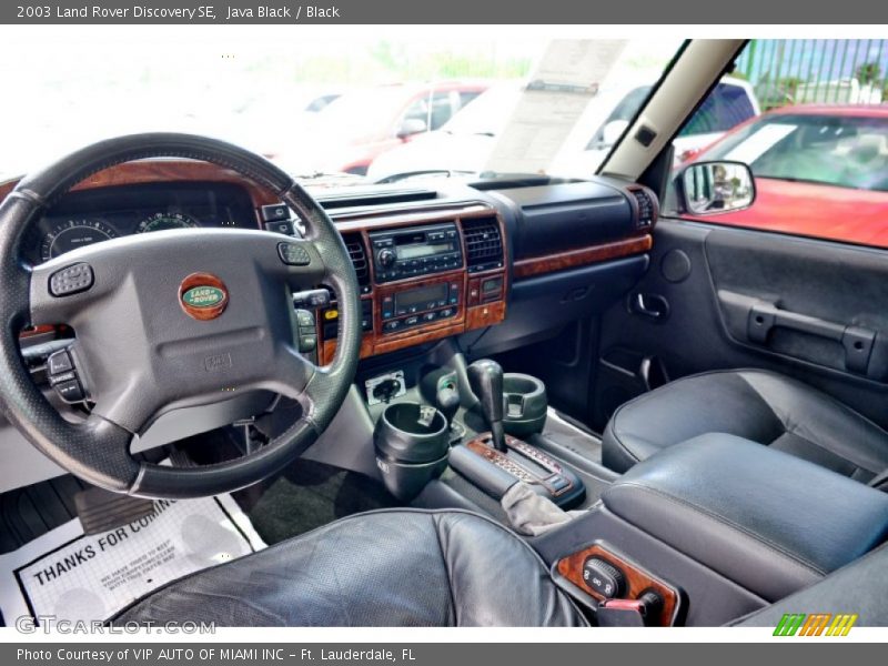 Java Black / Black 2003 Land Rover Discovery SE