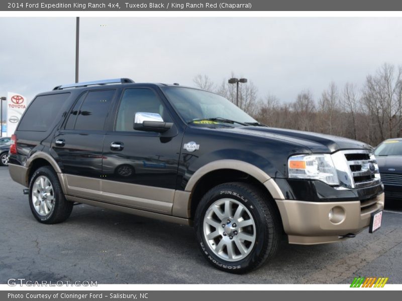 Tuxedo Black / King Ranch Red (Chaparral) 2014 Ford Expedition King Ranch 4x4