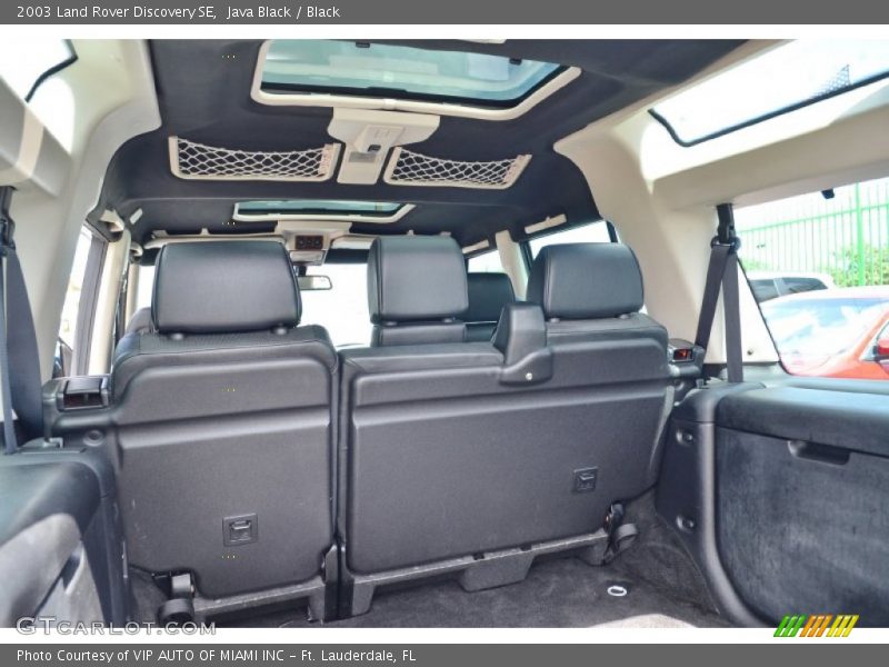Java Black / Black 2003 Land Rover Discovery SE