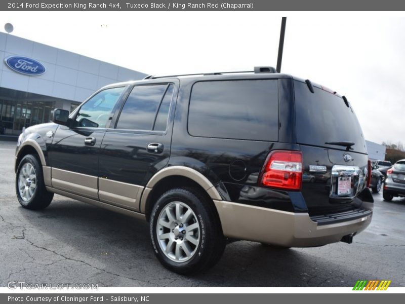 Tuxedo Black / King Ranch Red (Chaparral) 2014 Ford Expedition King Ranch 4x4