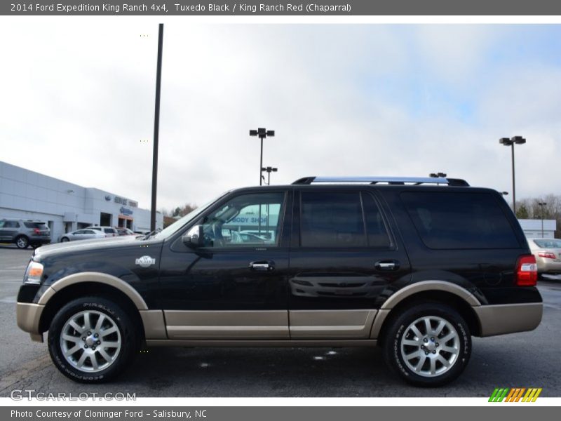 Tuxedo Black / King Ranch Red (Chaparral) 2014 Ford Expedition King Ranch 4x4