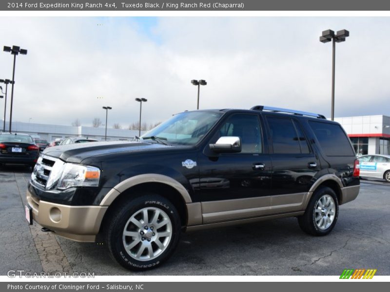 Tuxedo Black / King Ranch Red (Chaparral) 2014 Ford Expedition King Ranch 4x4