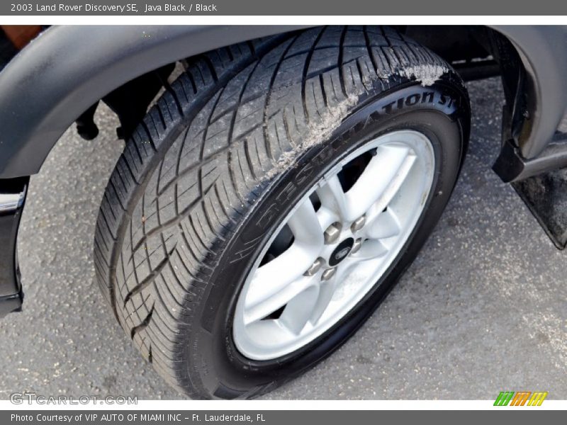 Java Black / Black 2003 Land Rover Discovery SE