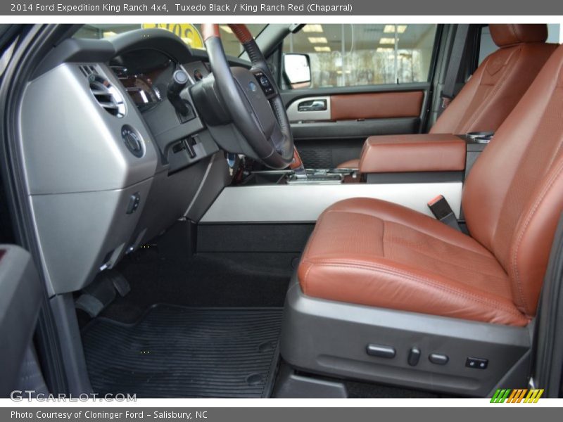 Tuxedo Black / King Ranch Red (Chaparral) 2014 Ford Expedition King Ranch 4x4