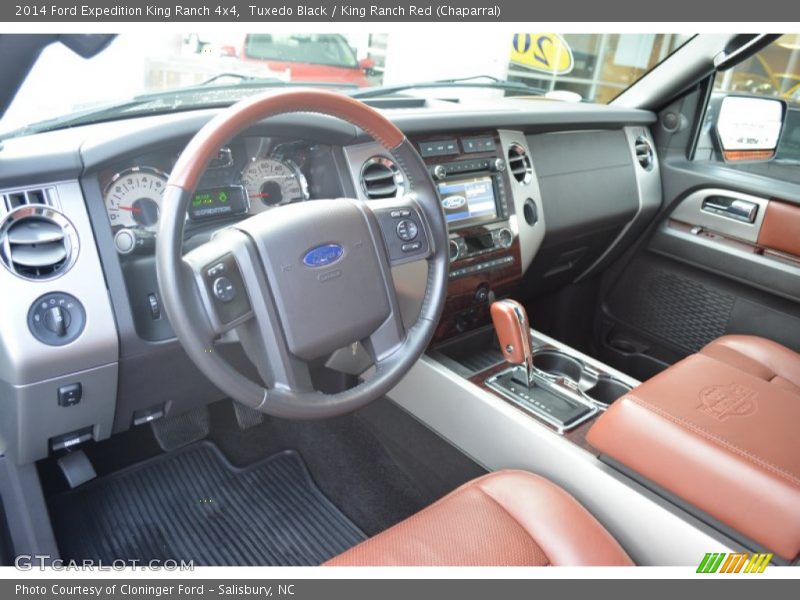 Tuxedo Black / King Ranch Red (Chaparral) 2014 Ford Expedition King Ranch 4x4