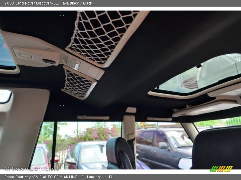 Java Black / Black 2003 Land Rover Discovery SE