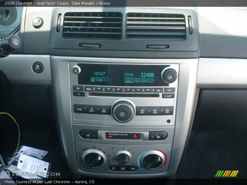 Slate Metallic / Ebony 2008 Chevrolet Cobalt Sport Coupe