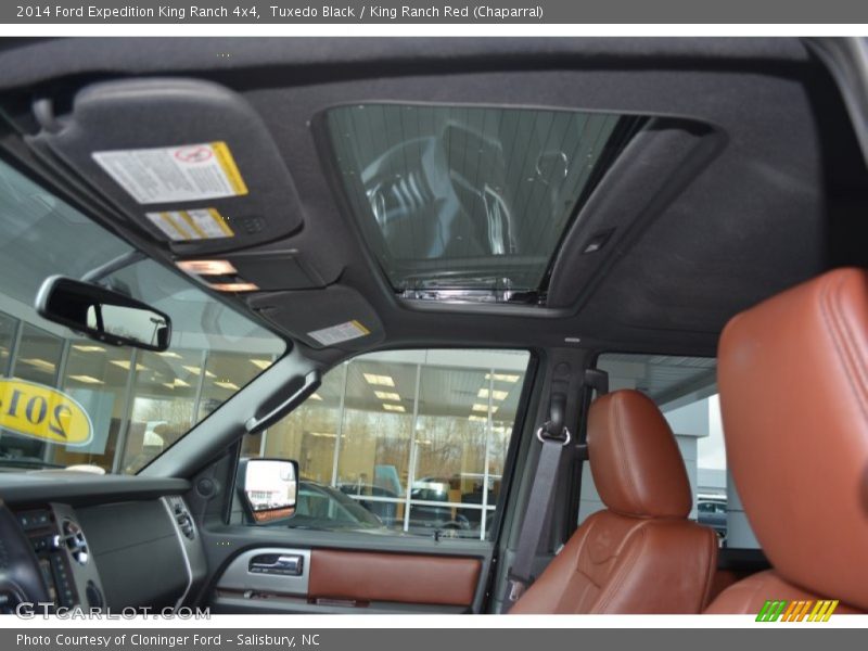 Tuxedo Black / King Ranch Red (Chaparral) 2014 Ford Expedition King Ranch 4x4