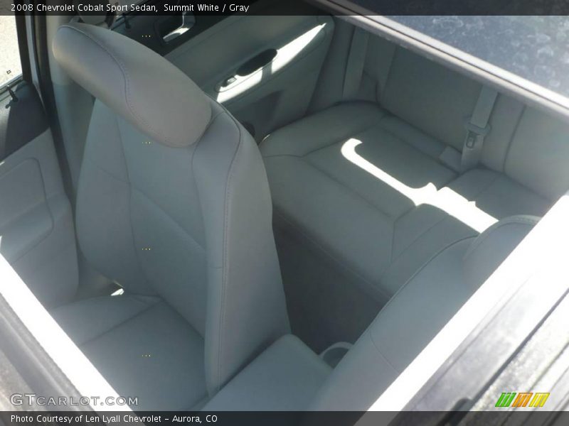 Summit White / Gray 2008 Chevrolet Cobalt Sport Sedan