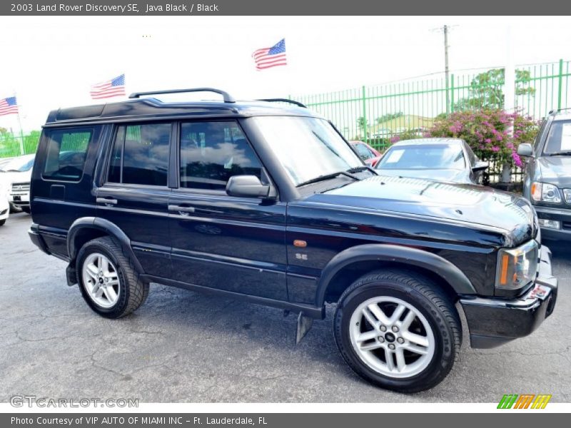 Java Black / Black 2003 Land Rover Discovery SE