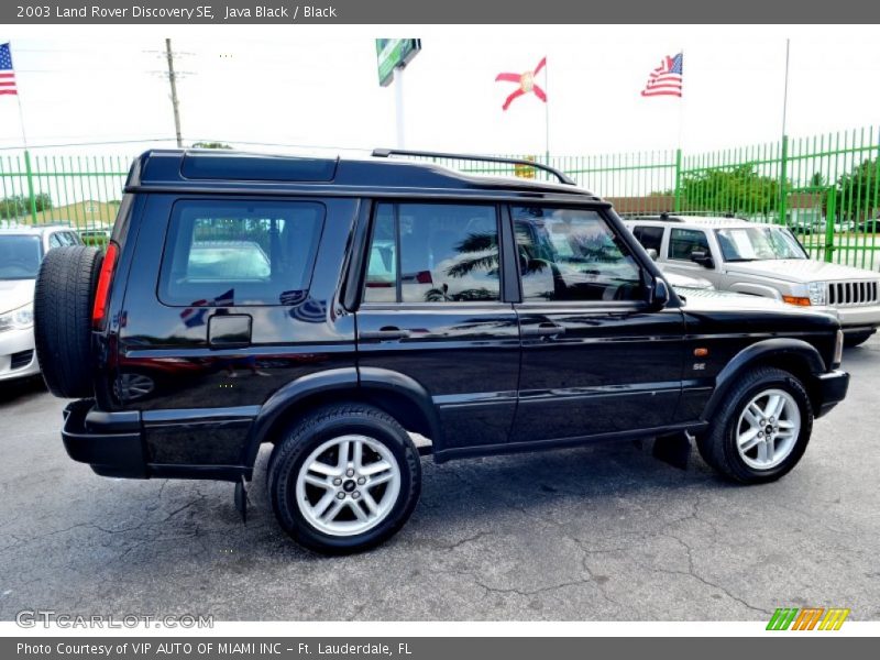 Java Black / Black 2003 Land Rover Discovery SE