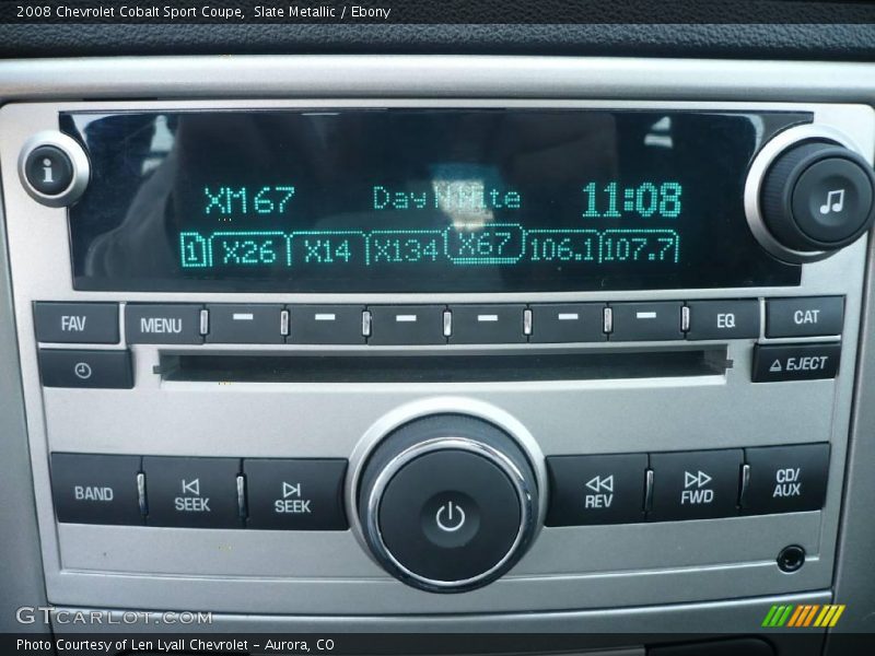 Slate Metallic / Ebony 2008 Chevrolet Cobalt Sport Coupe