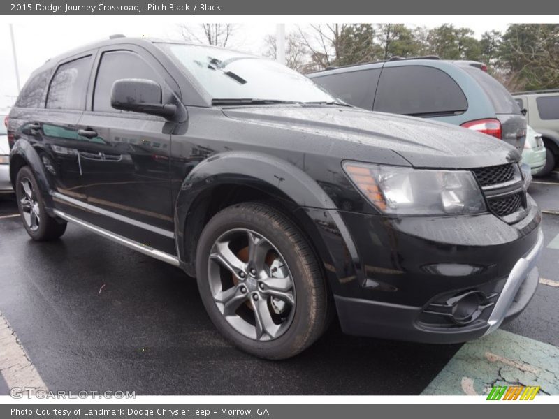 Pitch Black / Black 2015 Dodge Journey Crossroad