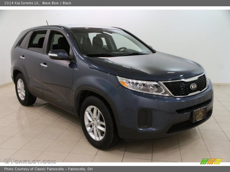 Wave Blue / Black 2014 Kia Sorento LX