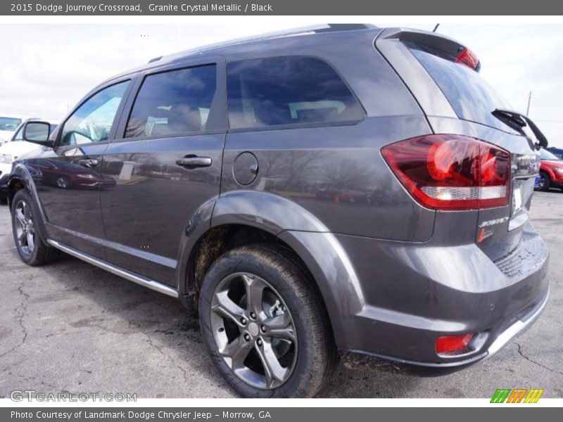 Granite Crystal Metallic / Black 2015 Dodge Journey Crossroad
